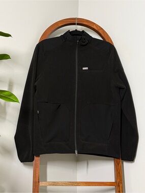 Figs SMALL Black On Shift Primaloft Fleece Full Zip Jacket